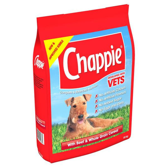 CHAPPIE® Complete Beef & Wholegrain Cereal Dry Dog Food 15kg