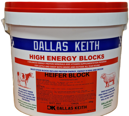 Dallas Keith Heifer Protein Feed Block 20Kg