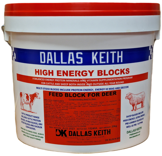 Dallas Keith FeedMins Block Deer Energy 20Kg