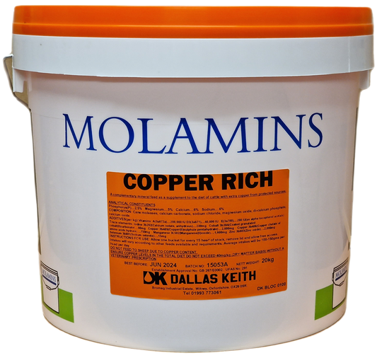 Dallas Keith MolaMin Mineral Block Copper Rich 20Kg