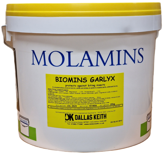 Dallas Keith Organic Biomins Garlyx Bucket 20Kg