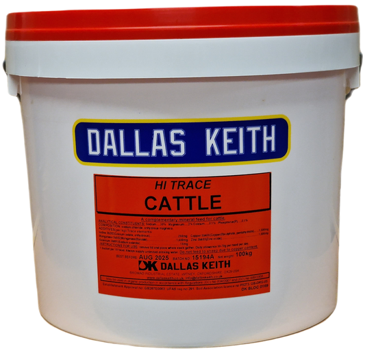 Dallas Keith SaltLix Hi Trace Cattle Bucket 20Kg
