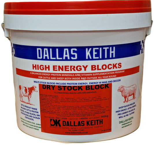 Dallas Keith FeedMins Block Dry Stock 20Kg
