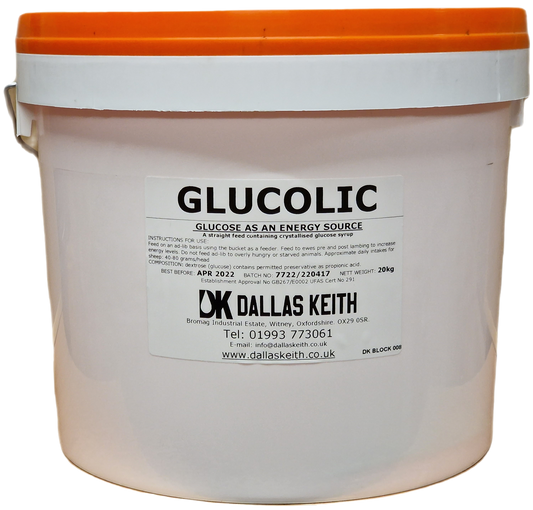 Dallas Keith FeedMins Block Glucose  Bucket 20Kg