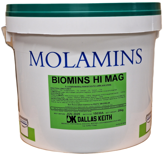 Dallas Keith Organic Biomin Hi Mag Bucket 20Kg