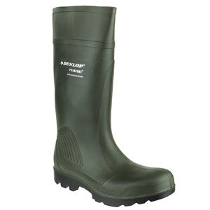 Dunlop Purofort Professional D460933 Non-Safety Rubber Wellington Green Size UK 6 to 14 (European 39 to 48)