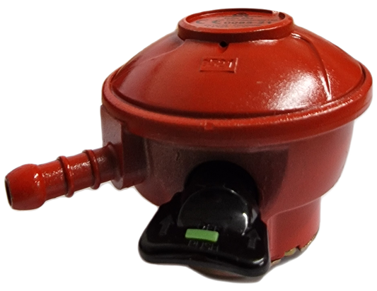 Quick-On+ Clip On Gas Regulator 27mm 37mbar for Gas Light Cylinders