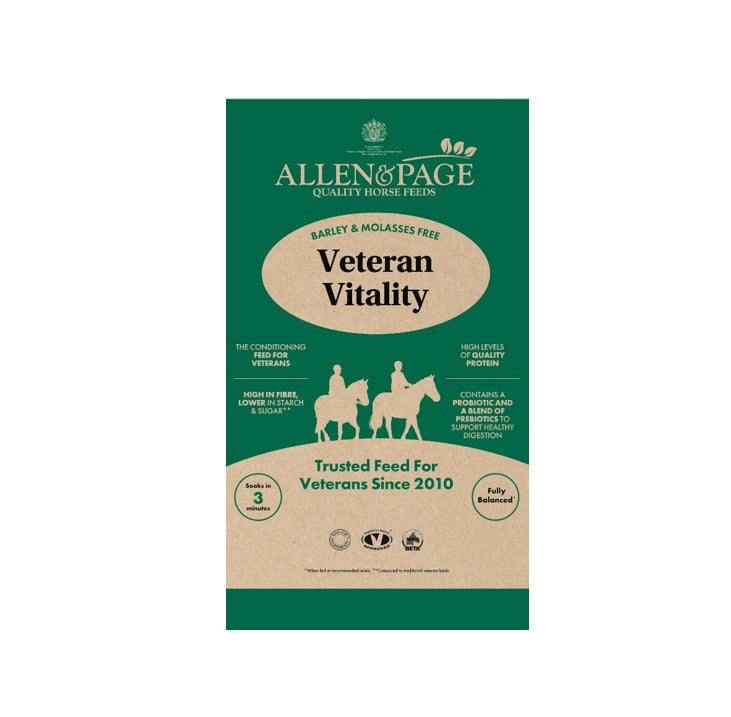 Allen & Page Veteran Vitality Horse Food 20kg