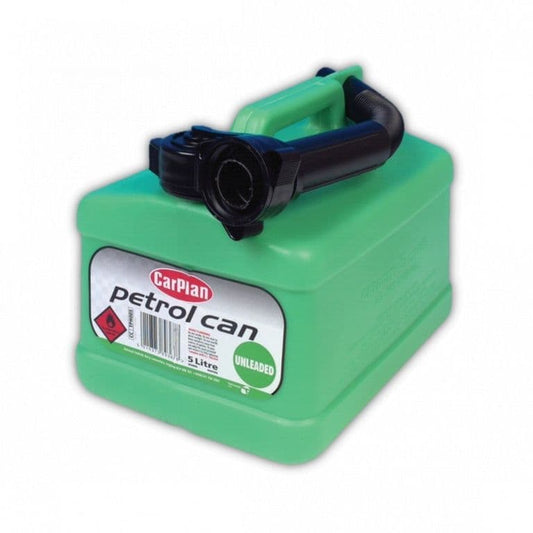 CarPlan Plastic Fuel Can 5L Green
