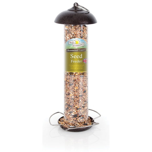 Harrisons Hammered Copper Seed Feeder