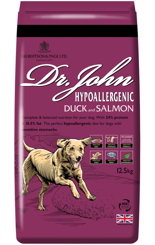 Dr John Hypoallergenic Duck & Salmon Dog Food
