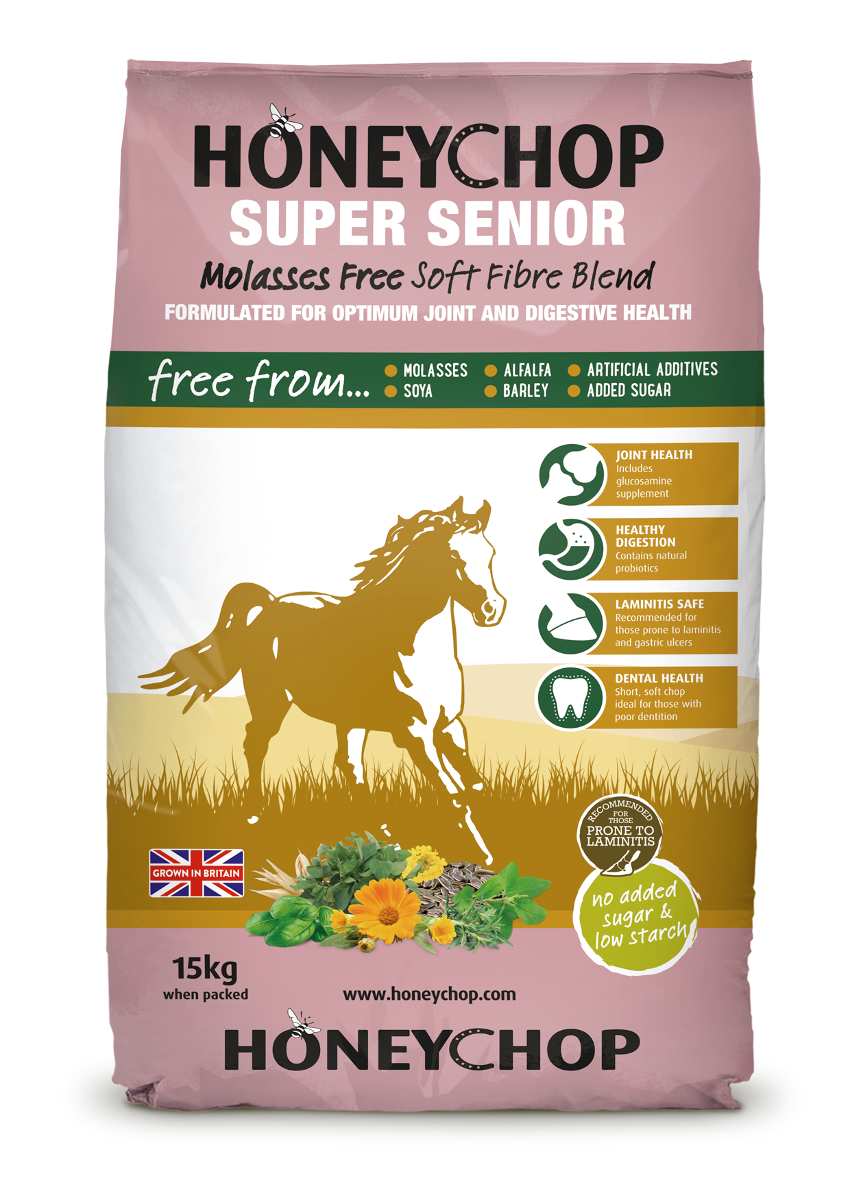 Honeychop Super Senior Chaff 15Kg