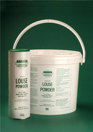 Barrier Biotech Livestock Louse Powder