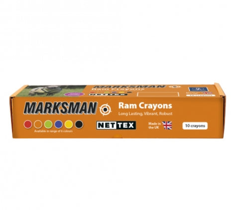 Nettex Marksman All Weather Ram Harness Crayons (6 Colours)