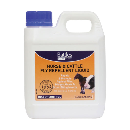 Battles Horse & Cattle Fly Repellent Liquid 1L