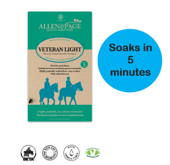 Allen & Page Veteran Light Horse Food 20Kg