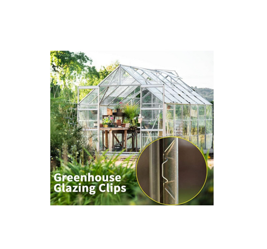 The Good Life Greenhouse 'W' Glazing Clips (pack of 25)