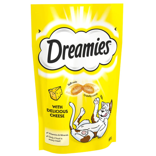 Dreamies Cat Treats with Delicious Cheese 60g