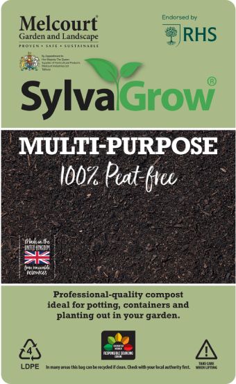 Melcourt SylvaGrow 100% Peat Free Multi Purpose Compost 40L