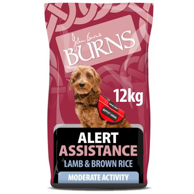 Burns Adult Dog Food Alert Assistance Lamb & Brown Rice