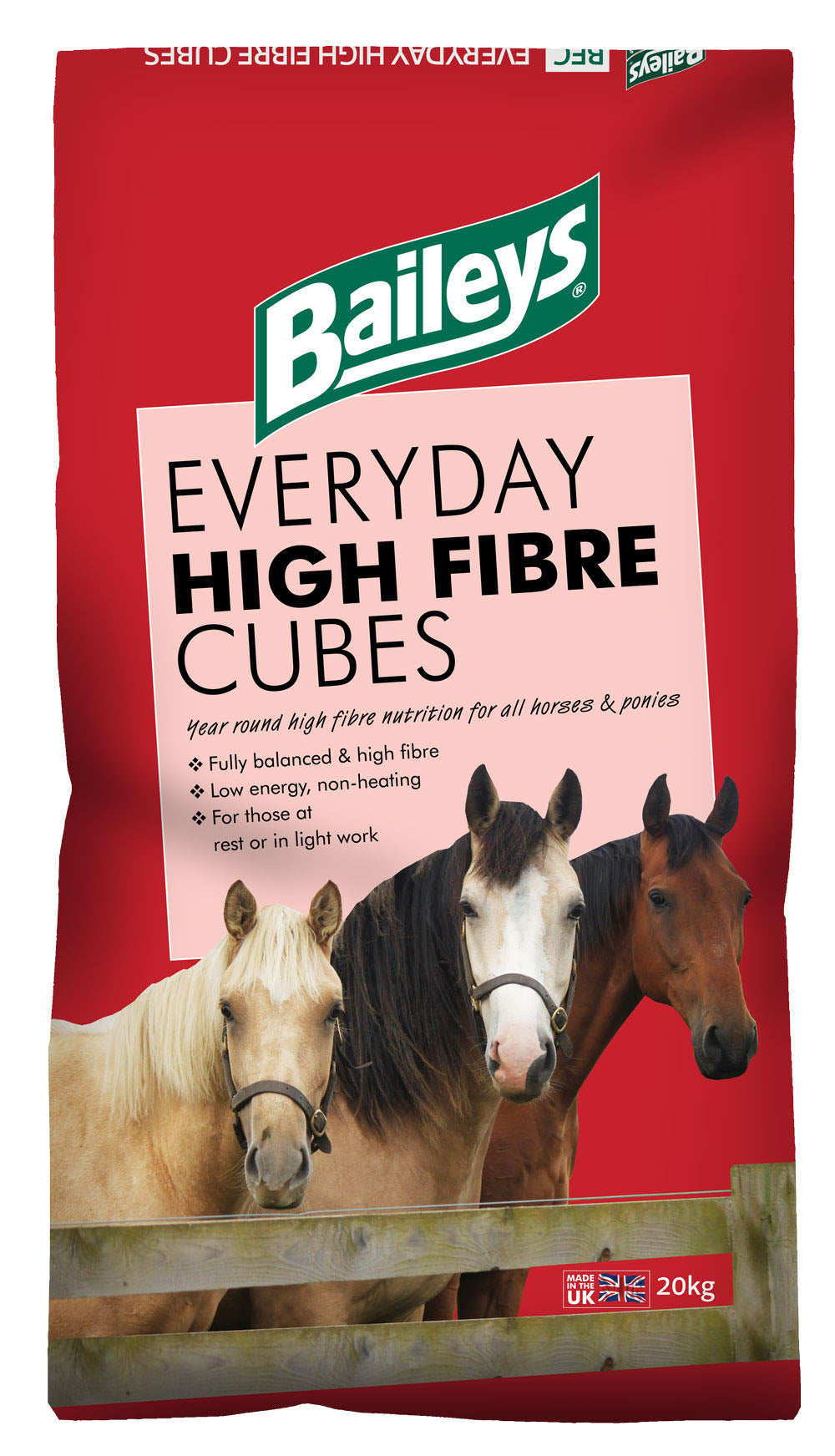 Baileys Everyday Hi Fibre Cubes 20Kg Vale Gardens Limited