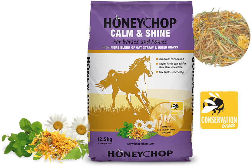 Honeychop Chaff Calm & Shine 12.5Kg