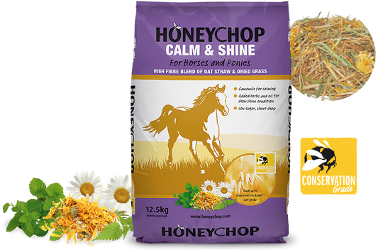 Honeychop Chaff Calm & Shine 12.5Kg