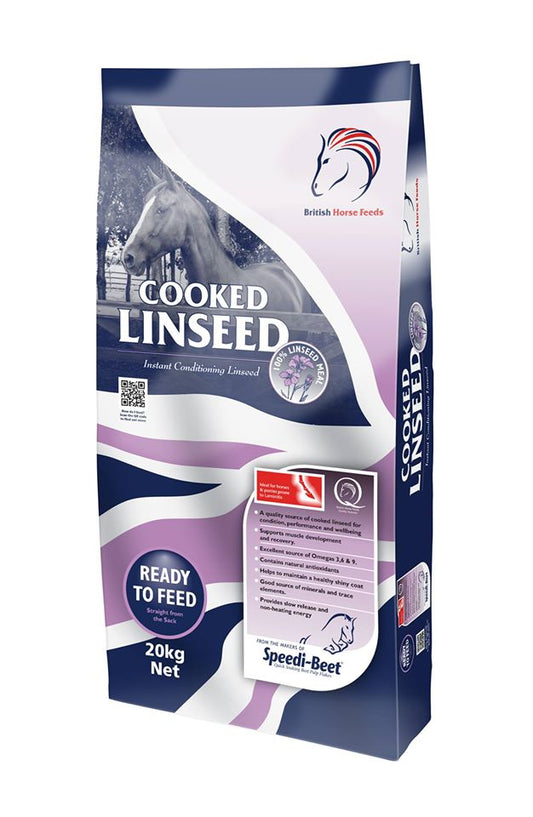 British Horse Feeds Cooked Linseed 20Kg