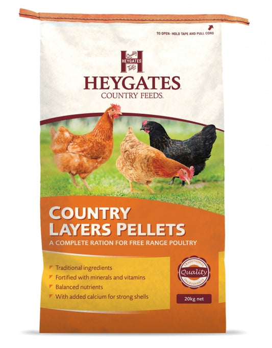 Heygates Country Layers Pellets 16% 20Kg