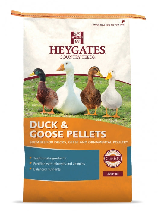Heygates Duck Goose & Ornamental Pellets 17% 20Kg
