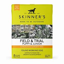 Field & Trial Puppy / Junior Chicken & Vegetables 390g