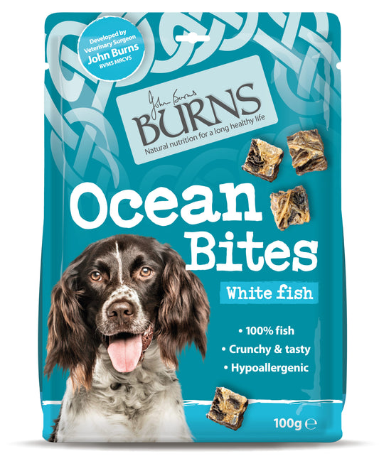 Burns Dog Treats Ocean Bites 100g