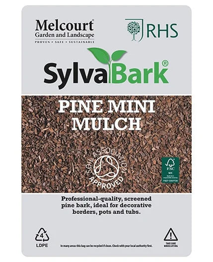 Melcourt SylvaBark Pine Mini Mulch 3 to 18mm 50L
