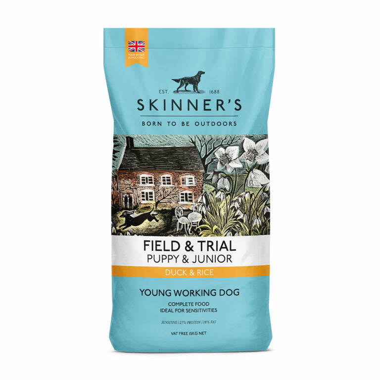 Field Trial Puppy Junior Duck Rice Dog Food Vale Gardens Limited