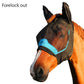 Woof Wear UV Fly Mask With 3D Ears - Black & Turquoise