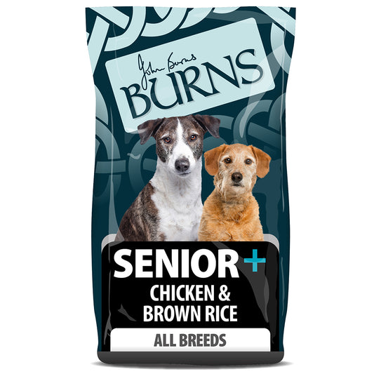 Burns Adult Dog Food Senior+ Chicken & Brown Rice