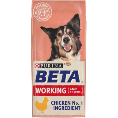 PURINA® BETA® Adult Working Dog Dry Dog Food Rich In Chicken 14kg