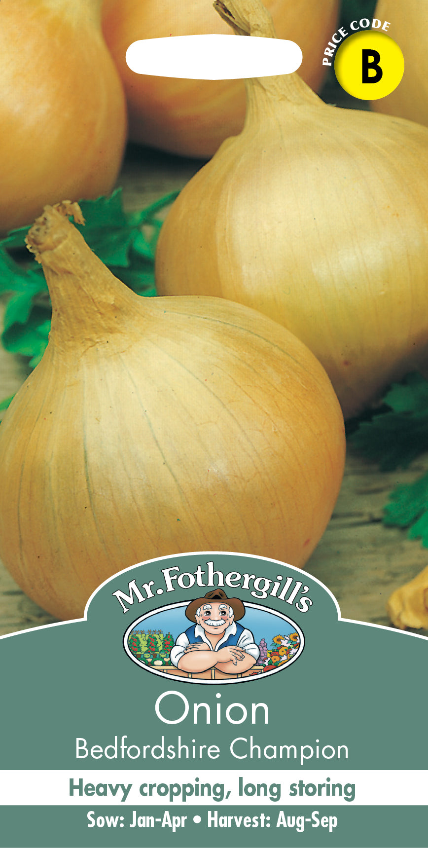 Mr Fothergill's Vegetable Seeds Onion Bedfordshire Champion - 350 Seeds