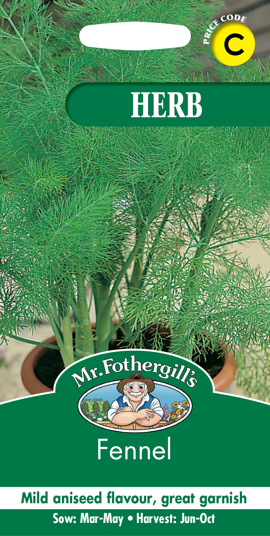 Mr Fothergill's Herb Seeds Fennel - 250 Seeds