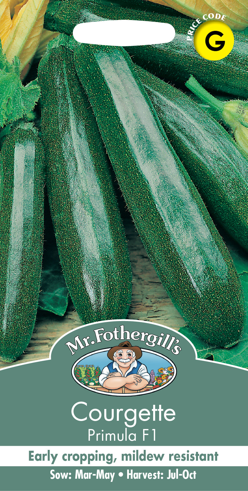 Mr Fothergill's Vegetable Seeds Courgette Primula F1 - 10 Seeds