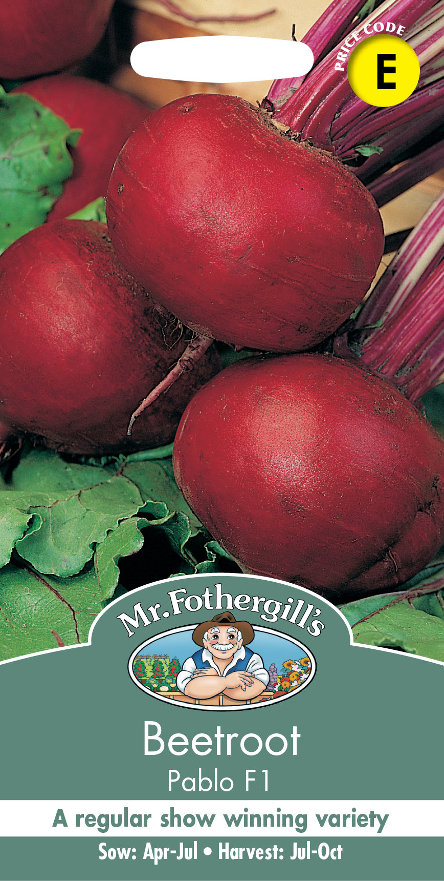 Mr Fothergill's Vegetable Seeds Beetroot Pablo F1 - 150 Seeds