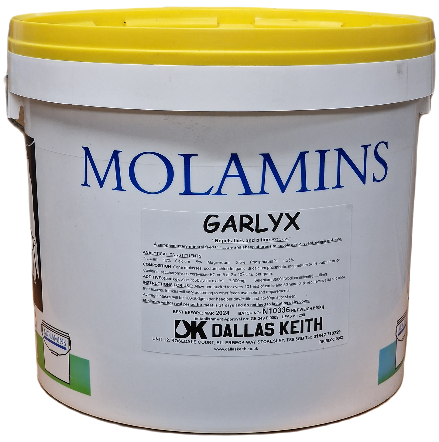 Dallas Keith MolaMin Mineral Block Garlyx 20Kg