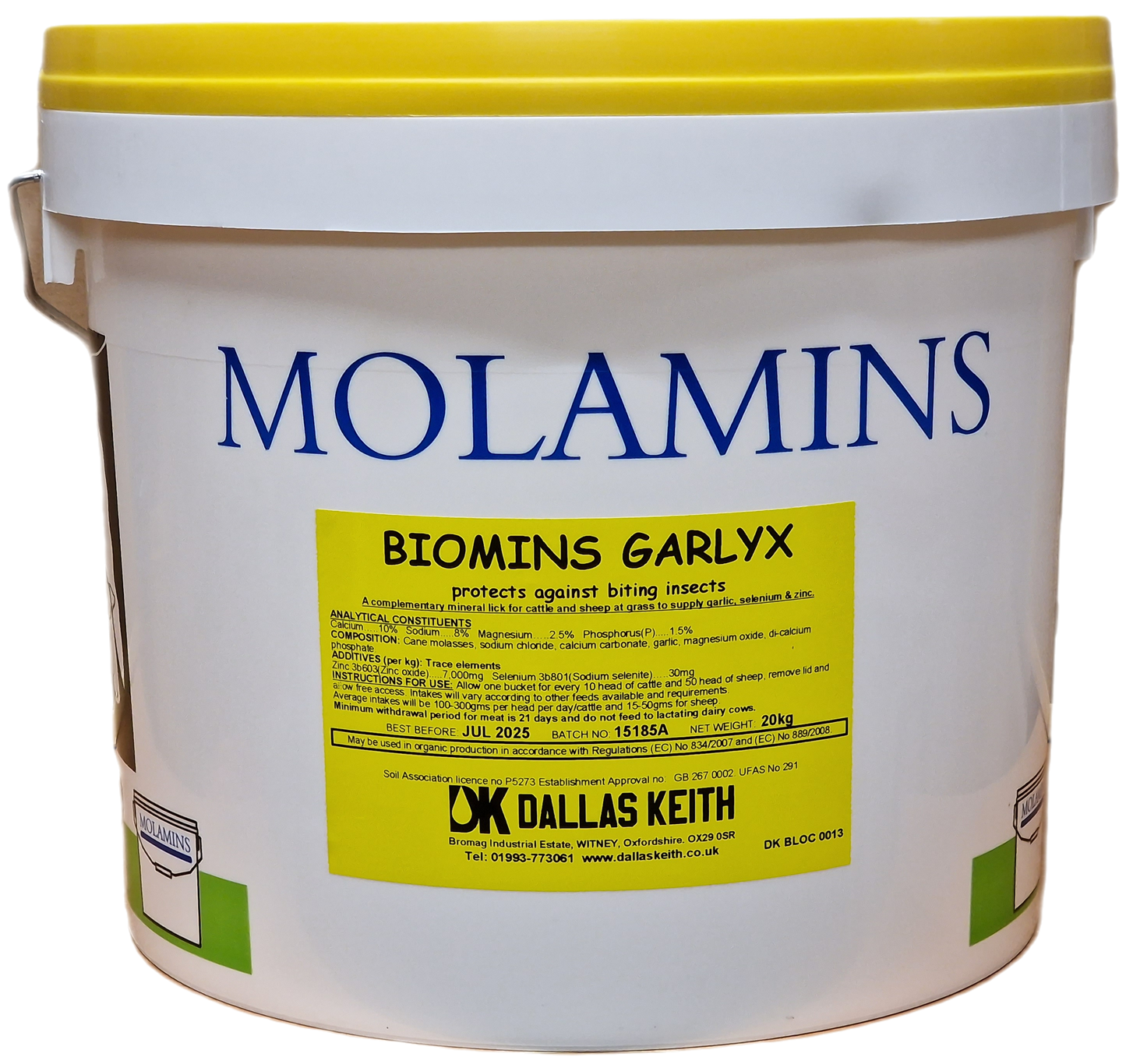 Dallas Keith Organic Biomins Garlyx Bucket 20Kg