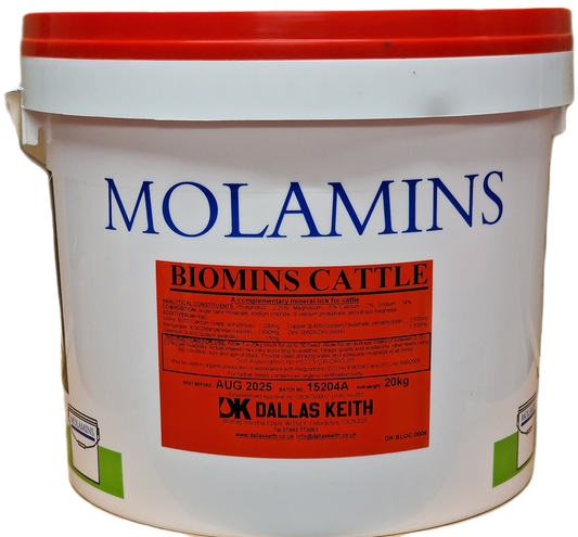 Dallas Keith Organic Biomins Cattle Bucket 20Kg