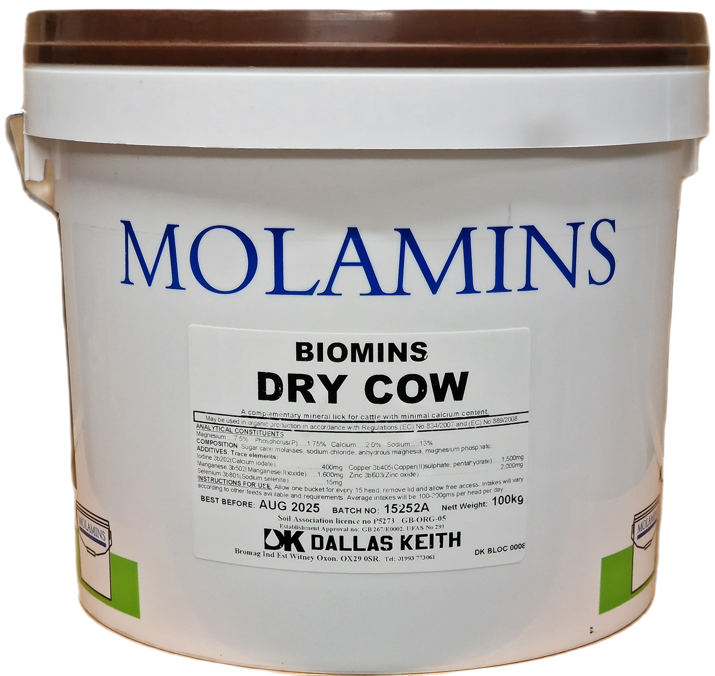 Dallas Keith Organic Biomin Dry Cow Bucket