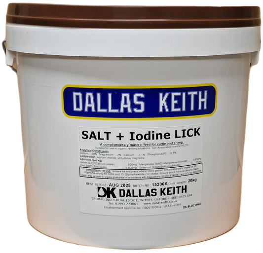 Dallas Keith SaltLix + Iodine Bucket 20Kg