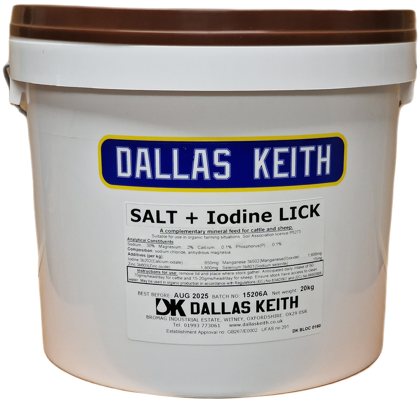 Dallas Keith SaltLix + Iodine Bucket 20Kg