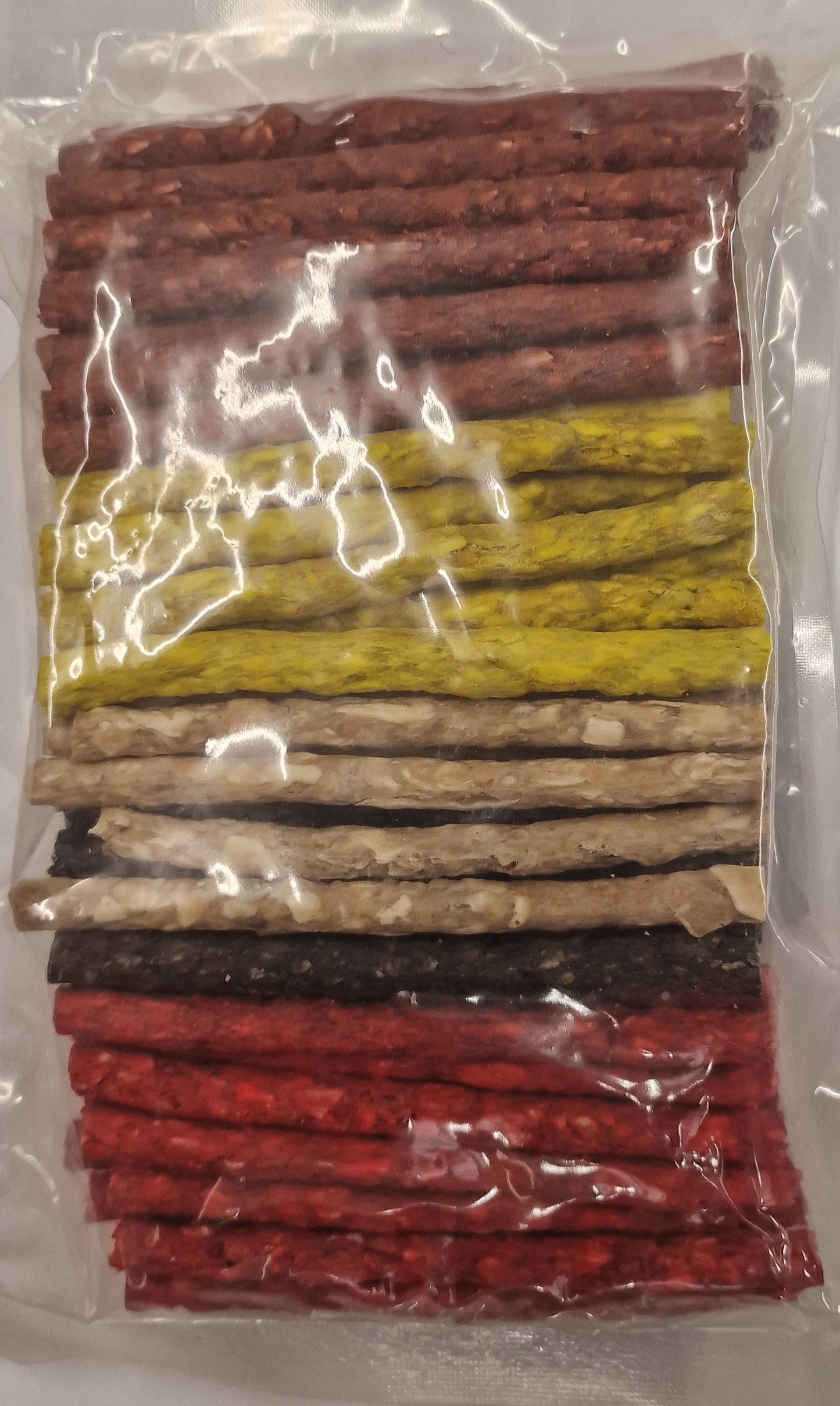 Bingham Farms Rawhide Munchy Sticks Assorted 12cm (100-Pack) 900g