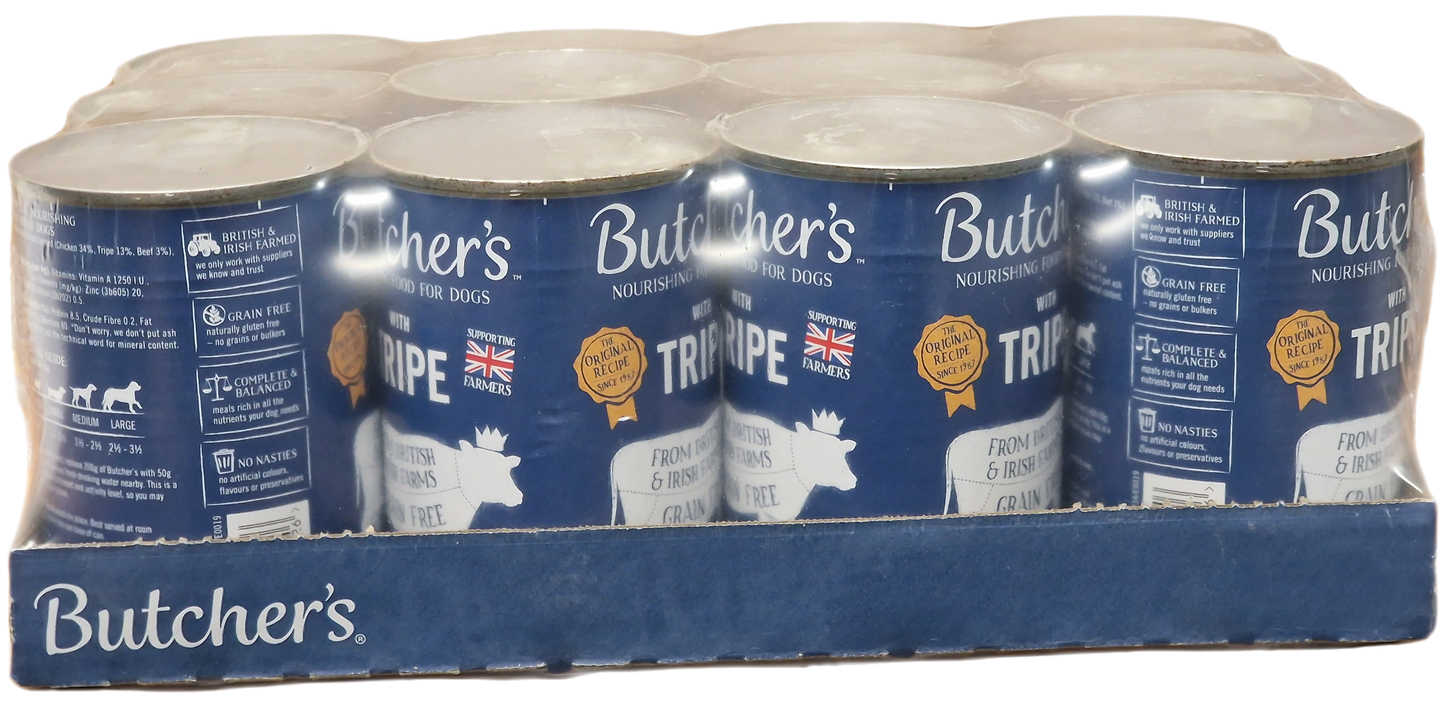 Butchers Grain Free Tripe 400g - Pack of 12