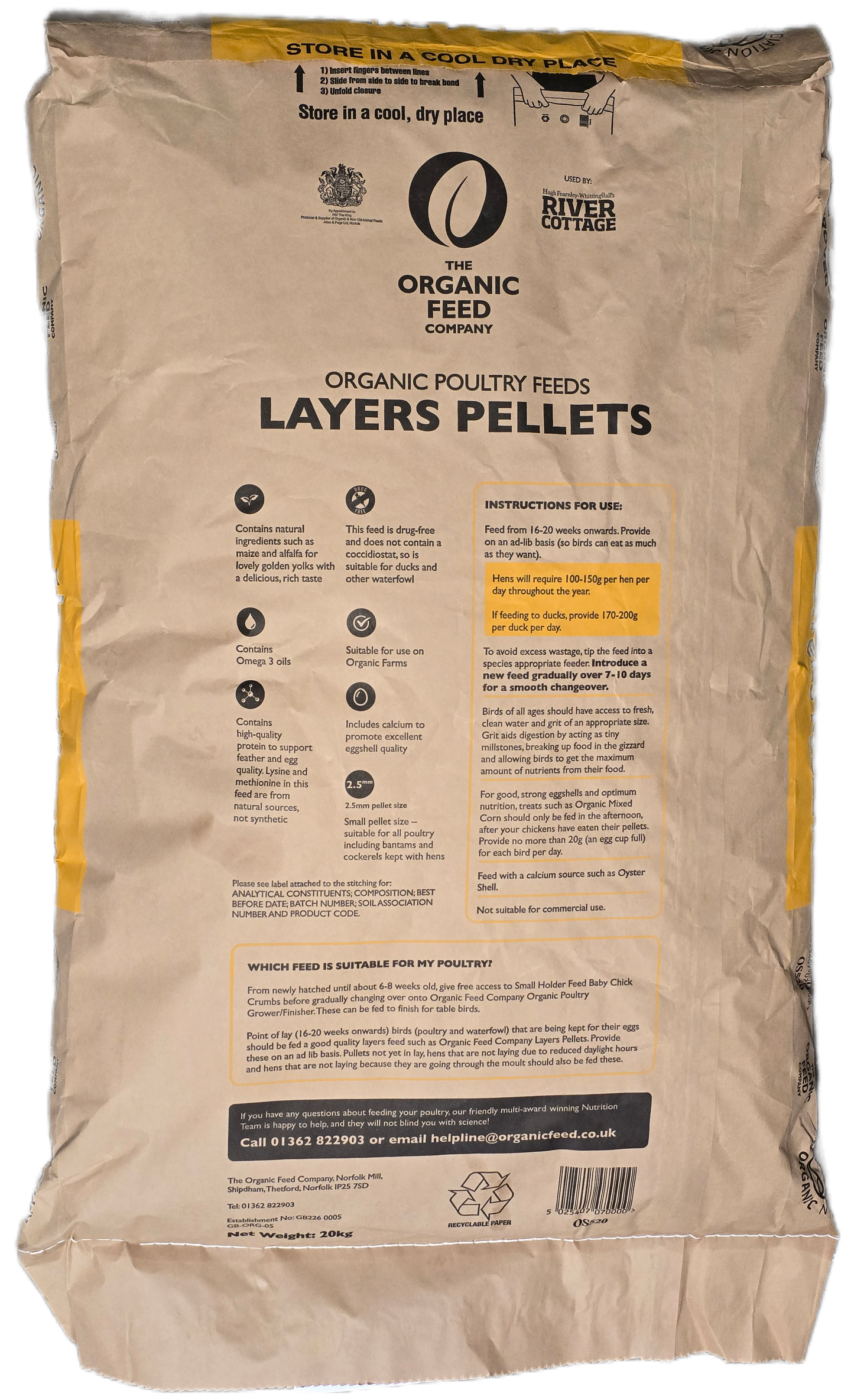 Allen & Page Organic Layers Pellets